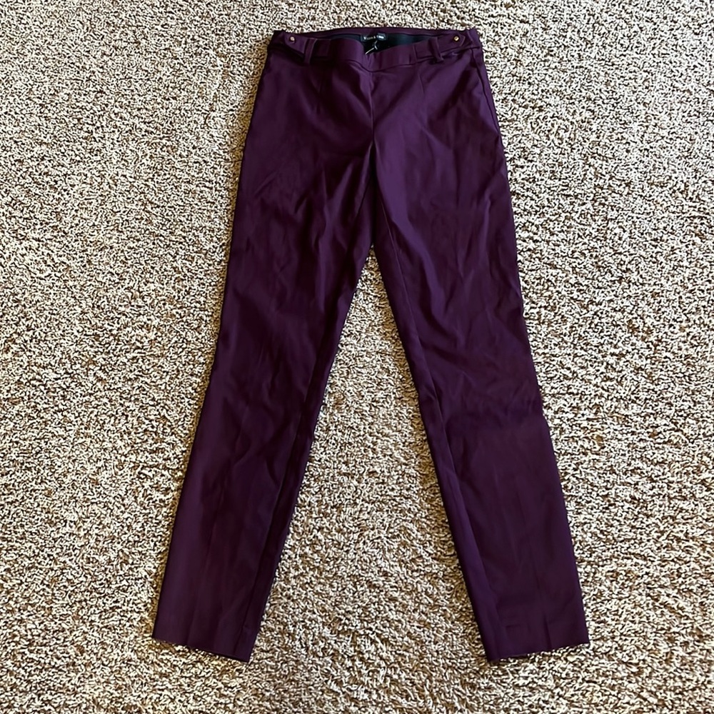 Stitch Fix Violets and Roses Maroon Pants